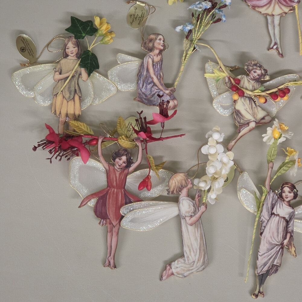Bradford Editions Flower Fairies Complete 36 Ornament Collection w/ COAs 2000 - Picture 6 of 12